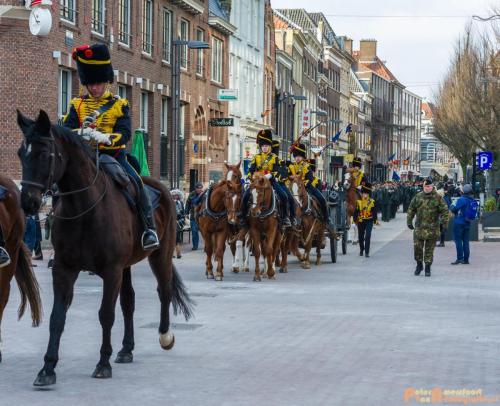 2018-02-28 Gele Rijders 225 jaar Defilé Arnhem 031