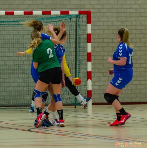 2018-03-03 Handbal HV Huissen - SC Groessen 007