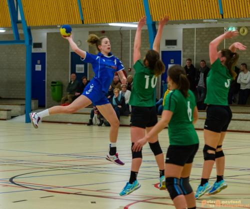2018-03-03 Handbal HV Huissen - SC Groessen 011