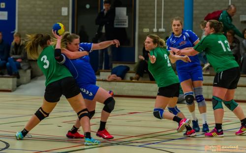 2018-03-03 Handbal HV Huissen - SC Groessen 012
