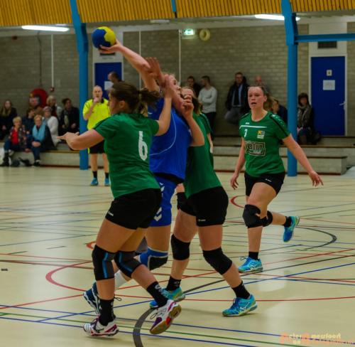 2018-03-03 Handbal HV Huissen - SC Groessen 013