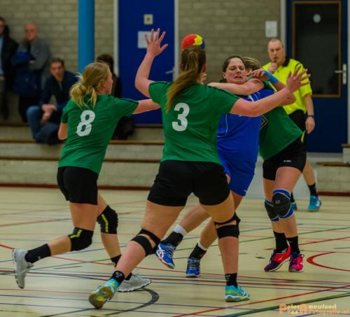 2018-03-03 Handbal HV Huissen - SC Groessen 014
