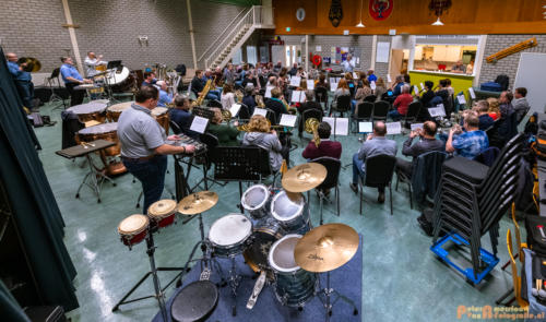 2019-03-24 1e repetitie Arnhems Promenade Orkest Market Garden Memorial 003