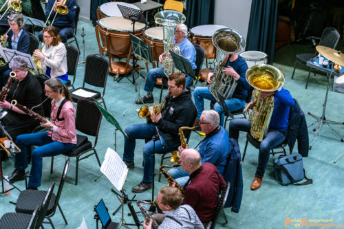 2019-03-24 1e repetitie Arnhems Promenade Orkest Market Garden Memorial 006