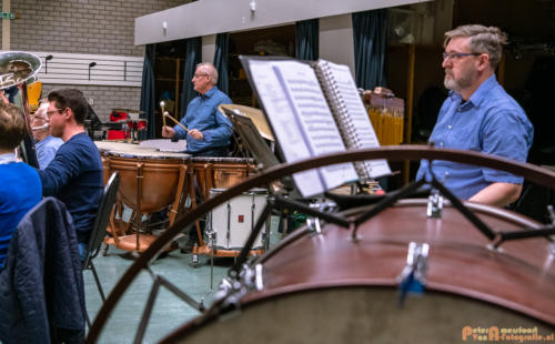 2019-03-24 1e repetitie Arnhems Promenade Orkest Market Garden Memorial 008