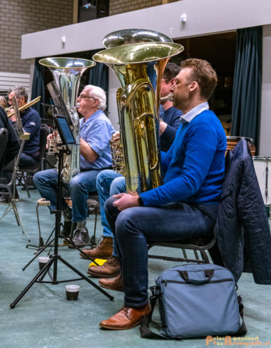 2019-03-24 1e repetitie Arnhems Promenade Orkest Market Garden Memorial 009
