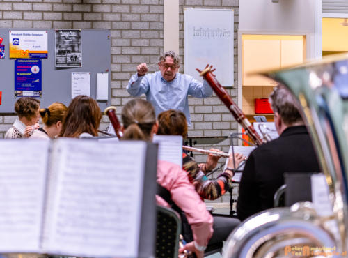 2019-03-24 1e repetitie Arnhems Promenade Orkest Market Garden Memorial 010