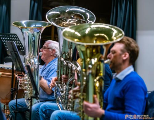2019-03-24 1e repetitie Arnhems Promenade Orkest Market Garden Memorial 014