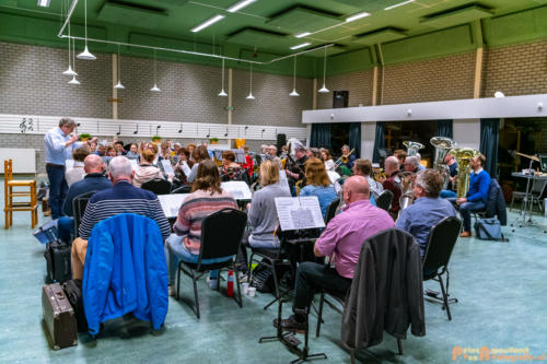 2019-03-24 1e repetitie Arnhems Promenade Orkest Market Garden Memorial 018