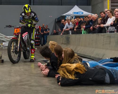 2018-02-23 Motorbeurs - Trialdemo Alex vd Broek 028