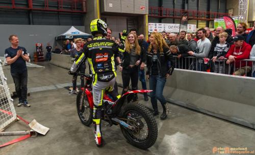 2018-02-23 Motorbeurs - Trialdemo Alex vd Broek 033