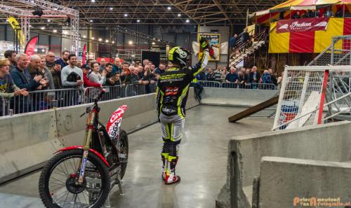 2018-02-23 Motorbeurs - Trialdemo Alex vd Broek 041