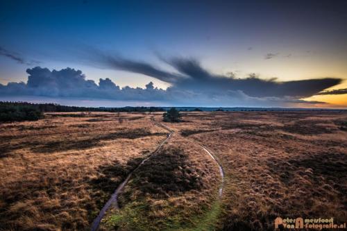 2017-11-28 Zonsondergang Brandtoren Rozendaalseveld-1